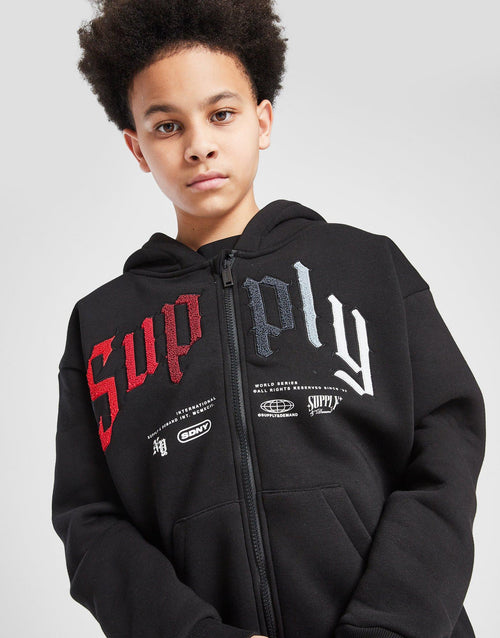 Bianco Full Zip Hoodie Junior