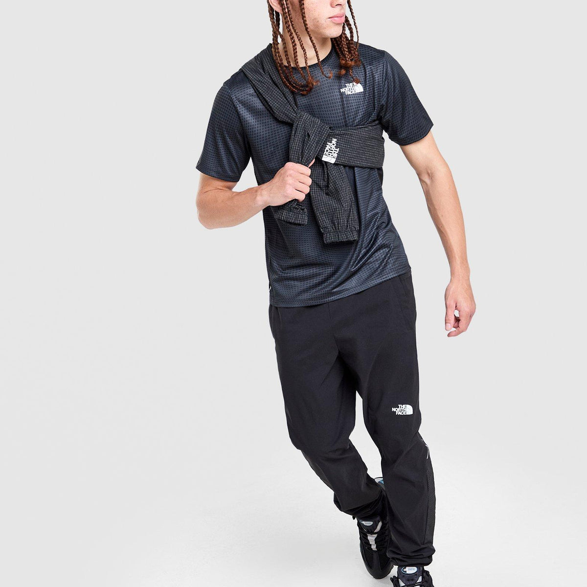 Black The North Face 24/7 Grid T-Shirt - JD Sports Malaysia