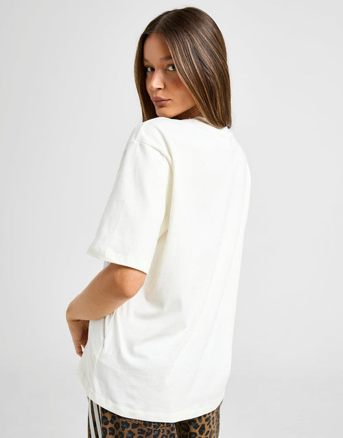 Leopard Print Trefoil Boyfriend T-Shirt