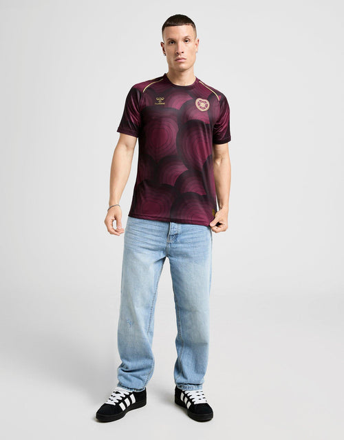 Hearts FC Pre Match Shirt
