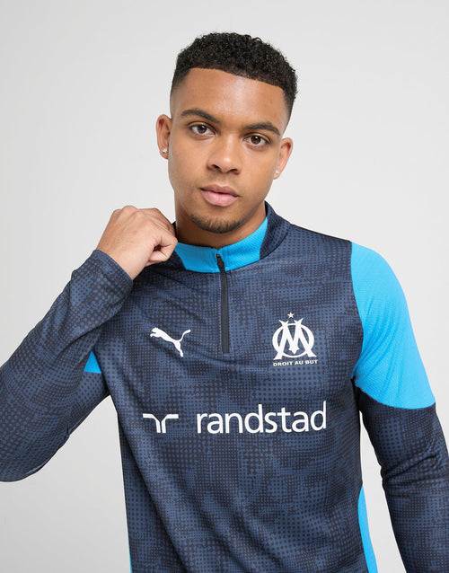 Olympique Marseille 1/4 Zip Training Top