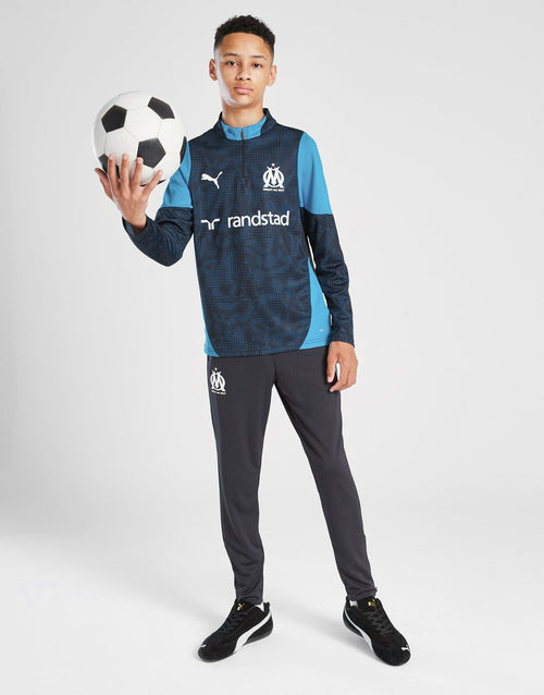 Olympique Marseille 1/4 Zip Training Top Junior