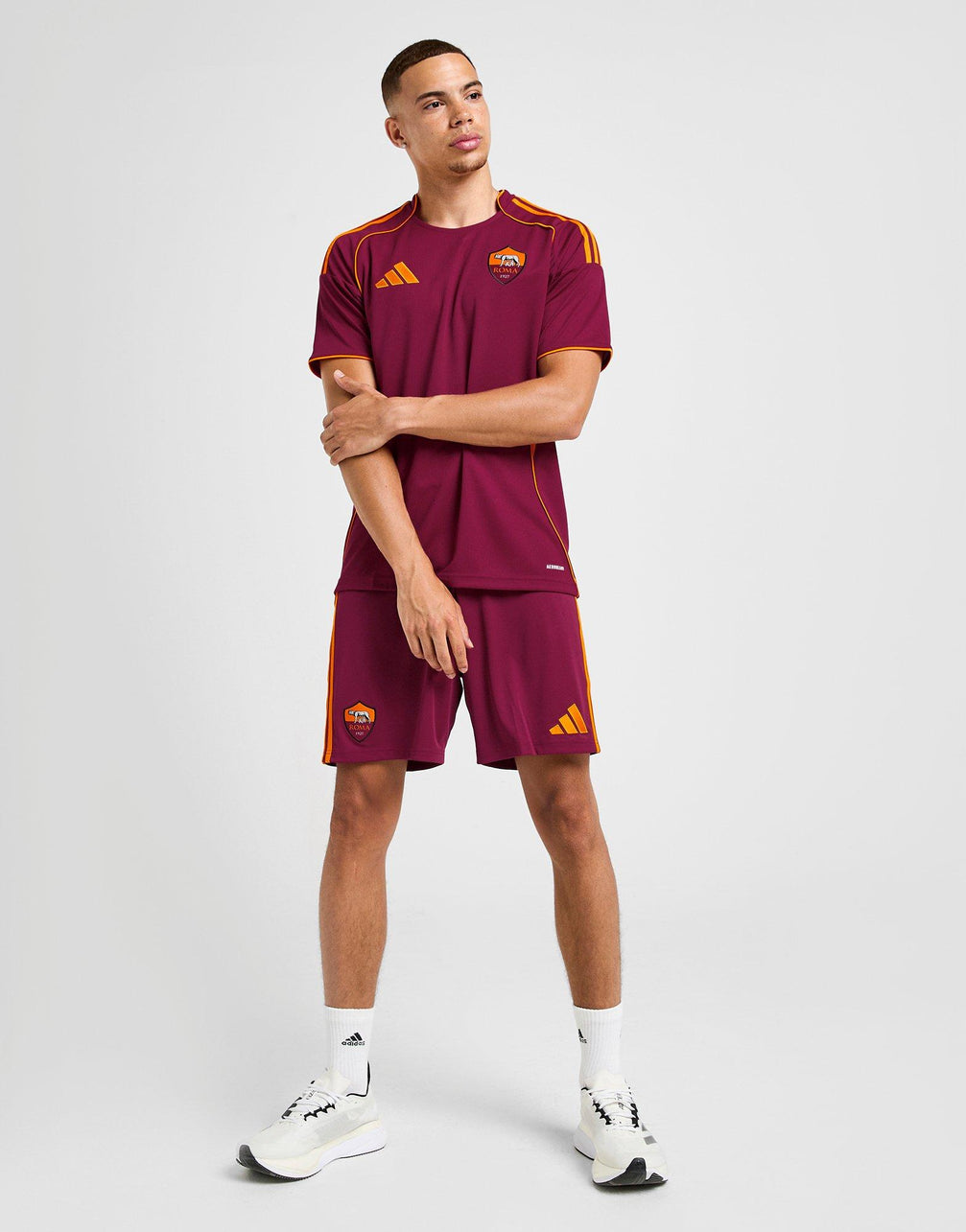 Red adidas AS Roma 2025/26 Home Shirt - JD Sports Malaysia
