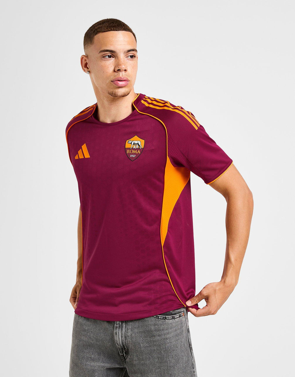 Red adidas AS Roma 2025/26 Match Home Shirt - JD Sports Malaysia