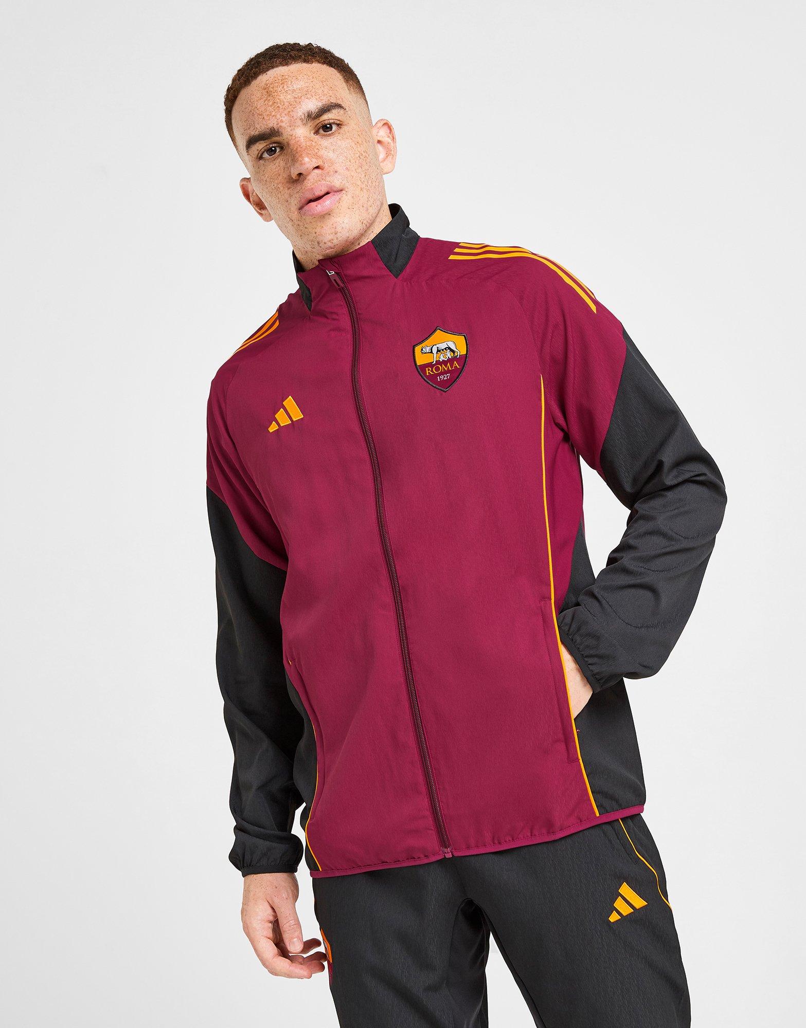 Red adidas AS Roma Presentation Jacket - JD Sports Malaysia