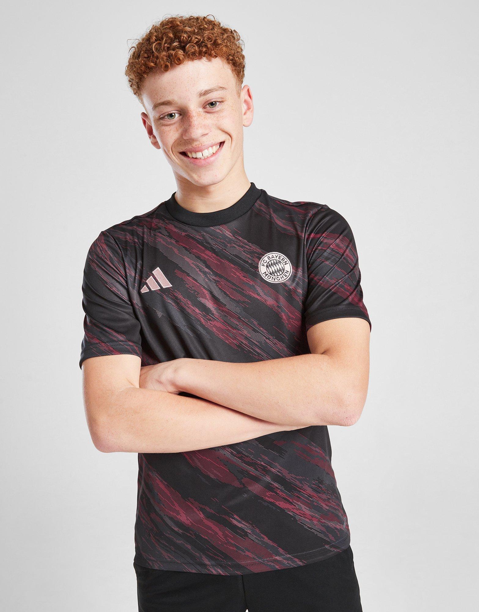 Black adidas FC Bayern Munich Pre Match Shirt Junior - JD Sports