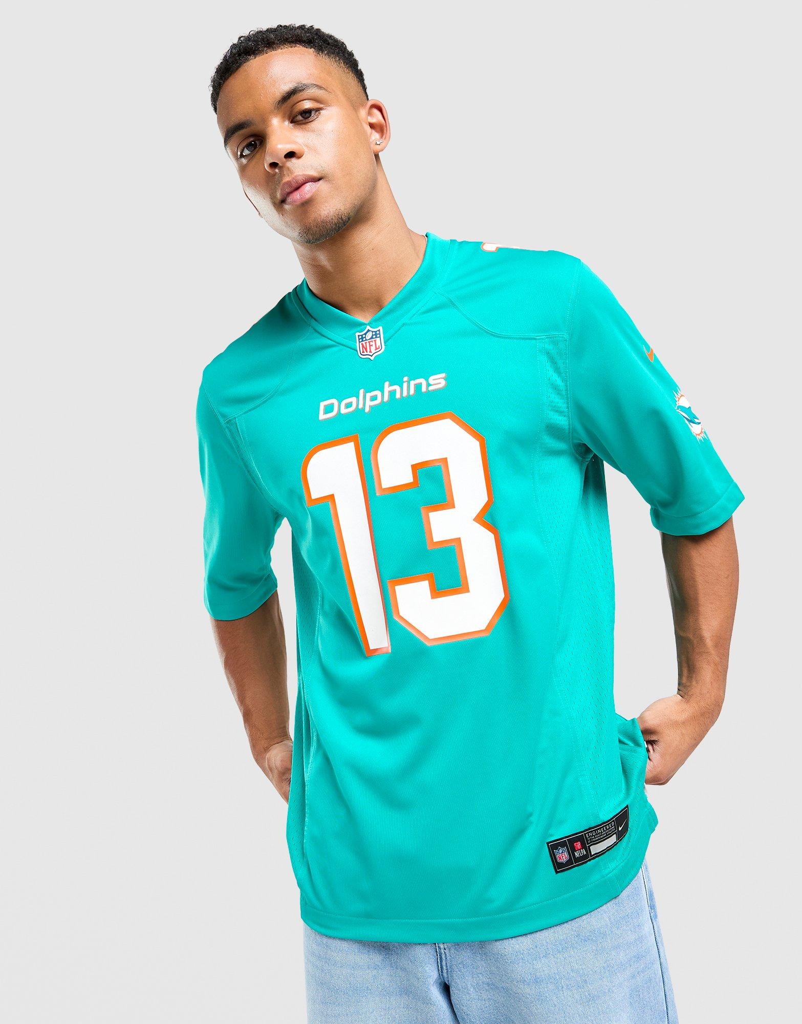 Green Nike NFL Miami Dolphins Marino #13 Jersey - JD Sports Malaysia