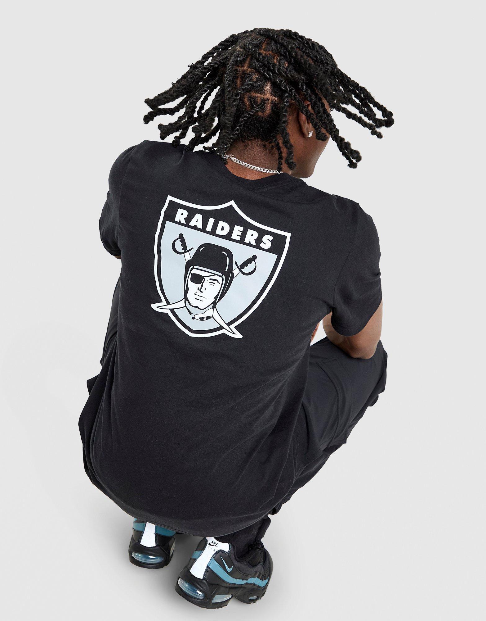 raiders t shirt nike