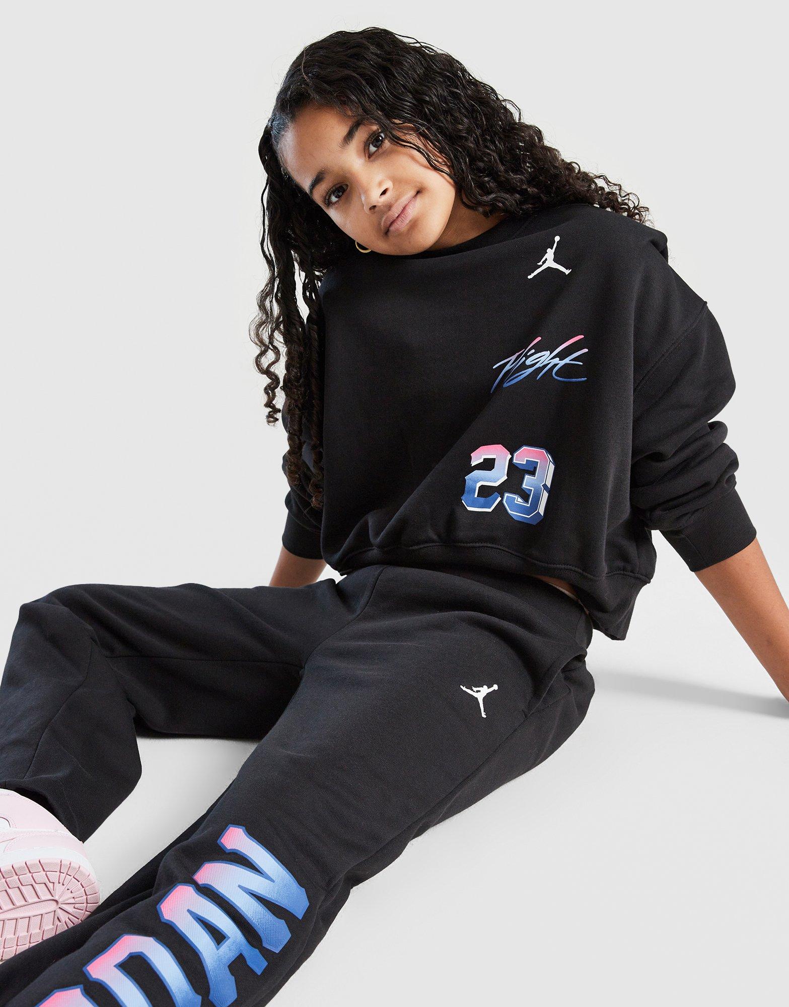 Fade Back Hit Crew Sweatshirt Junior's