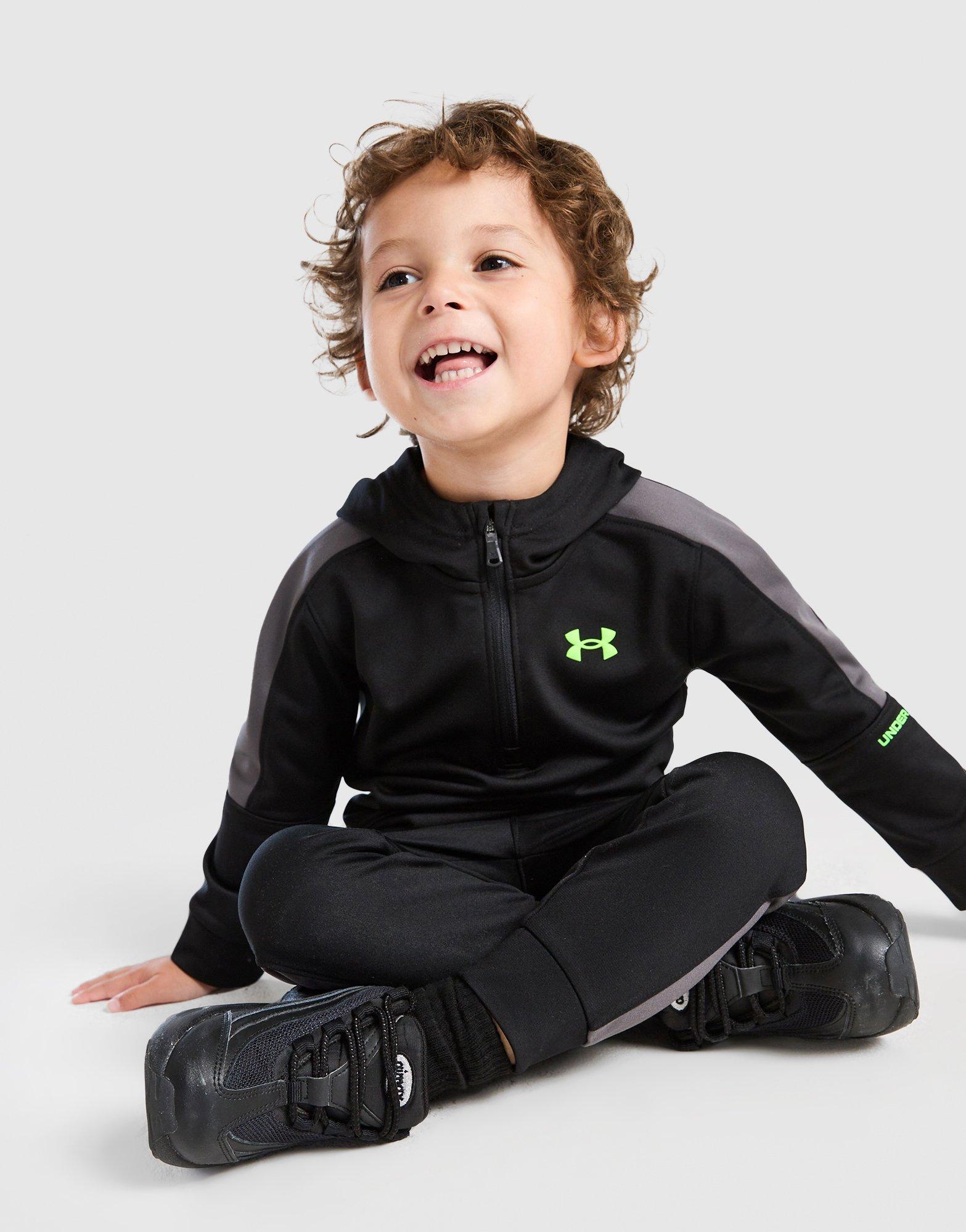 Poly Colour Block 1/4 Zip Tracksuit Infant's