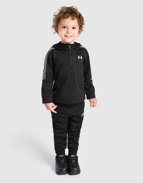 Poly Colour Block 1/4 Zip Tracksuit Infant's