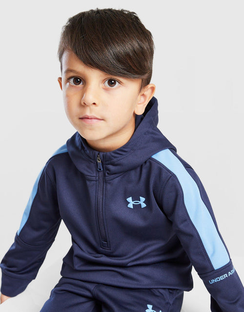 Poly Colour Block 1/4 Zip Tracksuit Infant