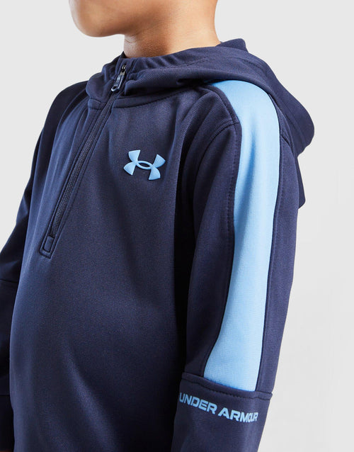 Poly Colour Block 1/4 Zip Tracksuit Infant