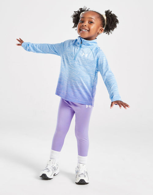 Girls' Fade 1/4 Zip Track Top/Leggings Set Infant
