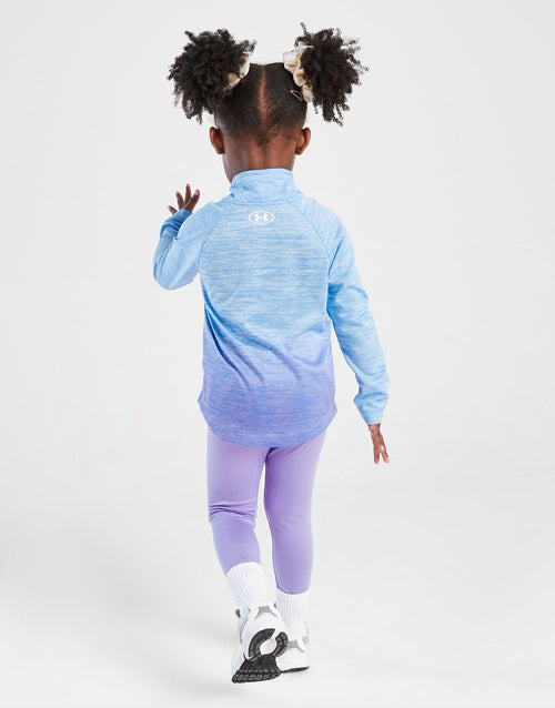 Girls' Fade 1/4 Zip Track Top/Leggings Set Infant