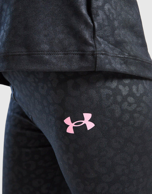 Girls' Leopard Shine 1/4 Zip/Leggings Set Children