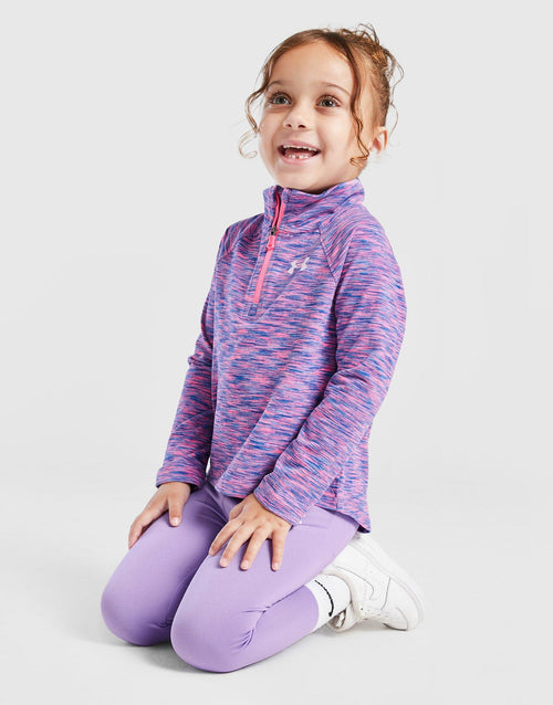 Girls' Twist 1/4 Zip Track Top/Leggings Set Infant