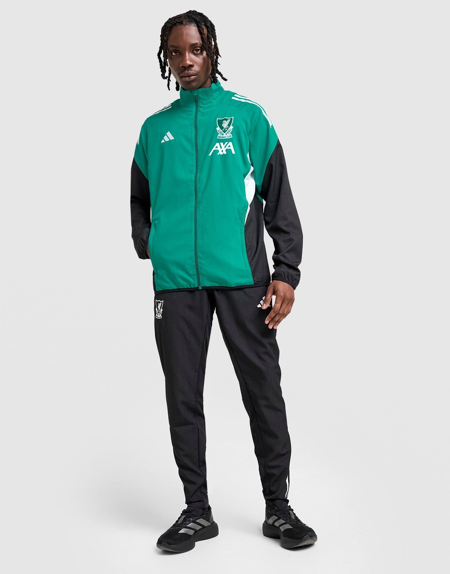 ウェア Liverpool Exclusive Green Uniform Green adidas Liverpool FC European Presentation Jacket - JD Sports
