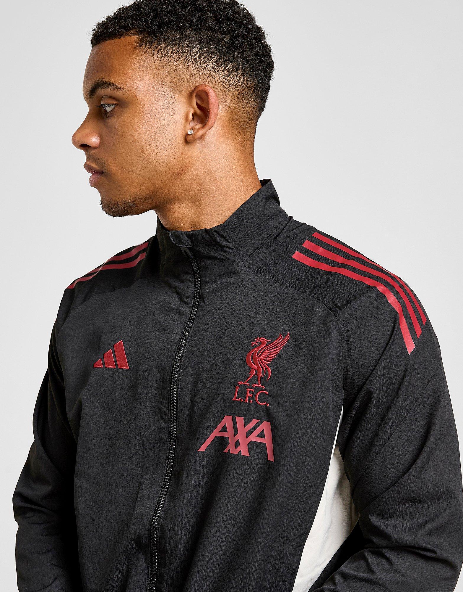 Black adidas Liverpool FC Presentation Jacket - JD Sports Malaysia