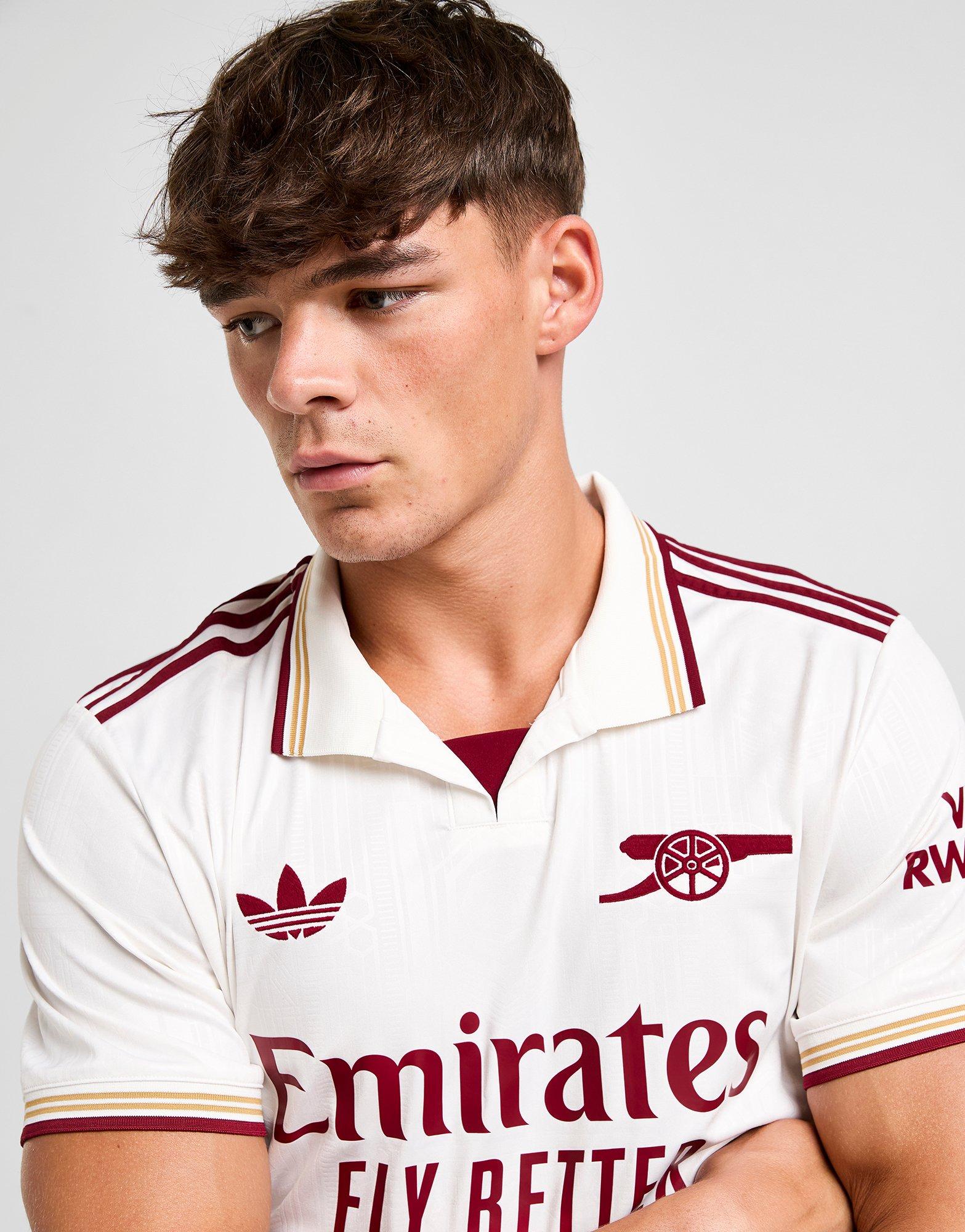White adidas Arsenal 25/26 Third Jersey - JD Sports Malaysia