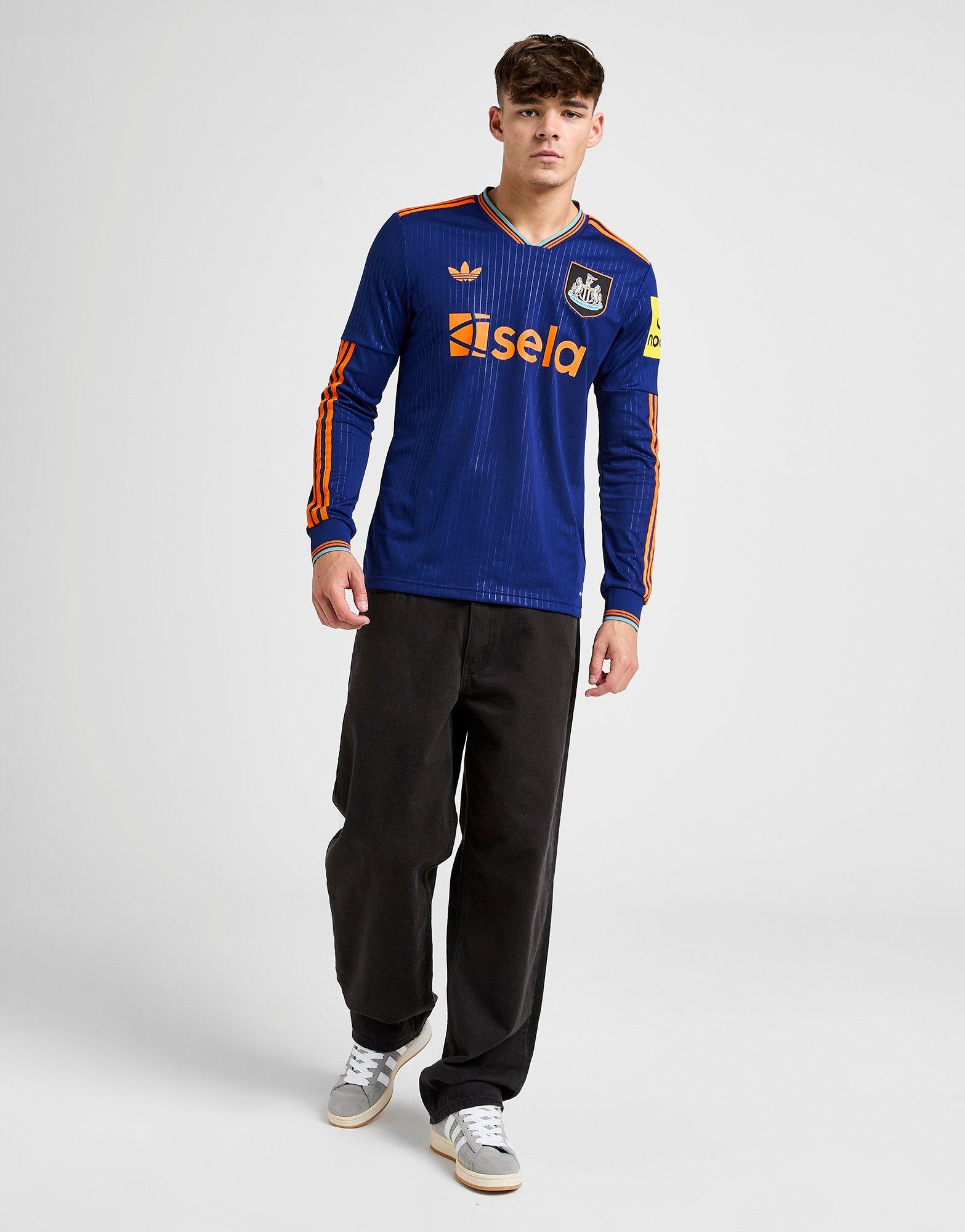 Blue adidas Newcastle United FC 2025/26 Long Sleeve Third Shirt