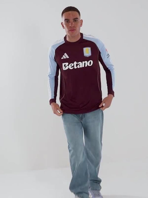 Aston Villa FC 2025/26 Long Sleeve Home Shirt