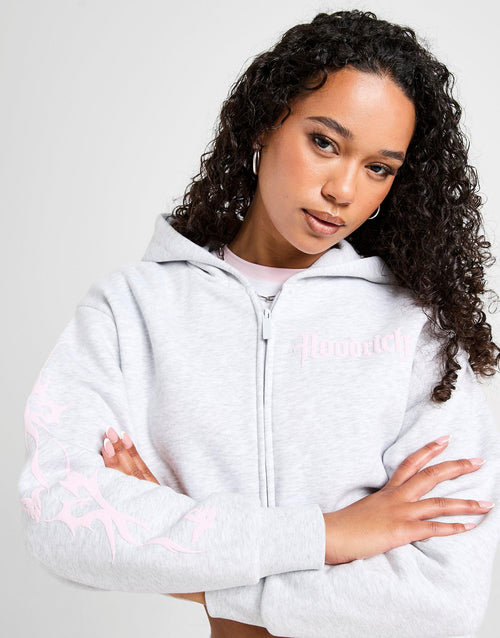 Totum Crop Full Zip Hoodie