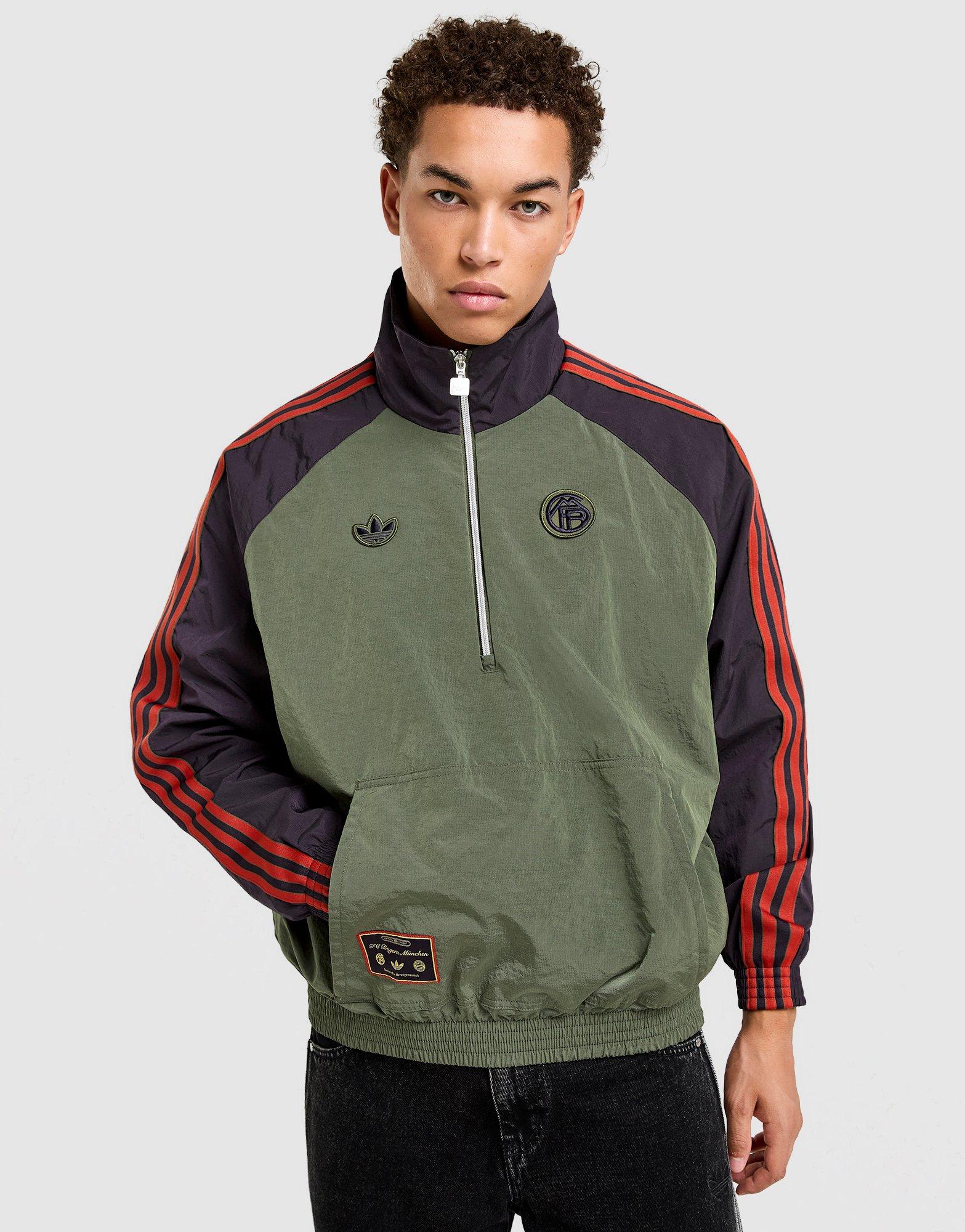 Green adidas FC Bayern Munich Icons Jacket - JD Sports Malaysia