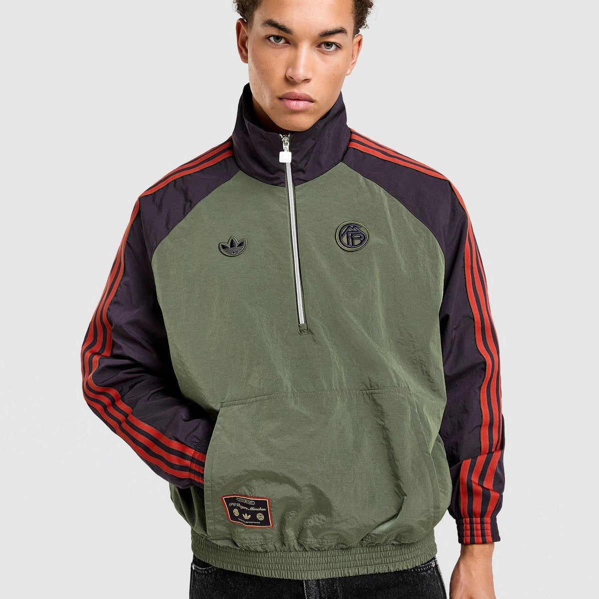 Green adidas FC Bayern Munich Icons Jacket - JD Sports Malaysia