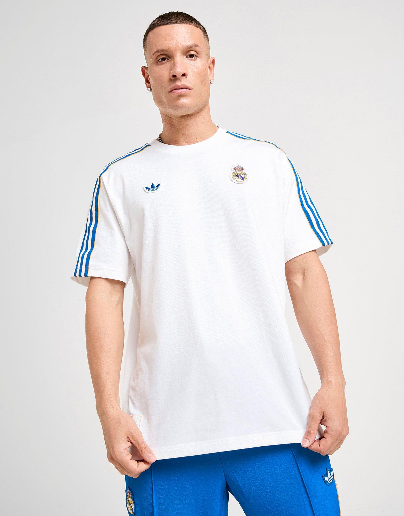 White adidas Real Madrid Terrace Icons T-Shirt - JD Sports Malaysia