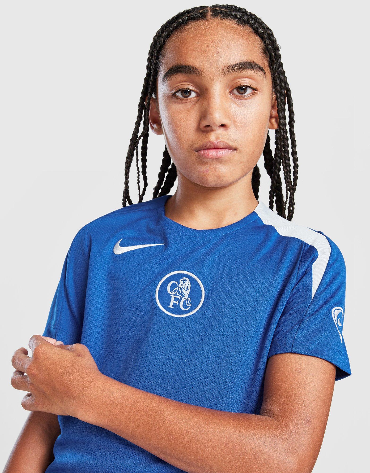 Blue Nike Chelsea FC Strike Shirt Junior - JD Sports Malaysia