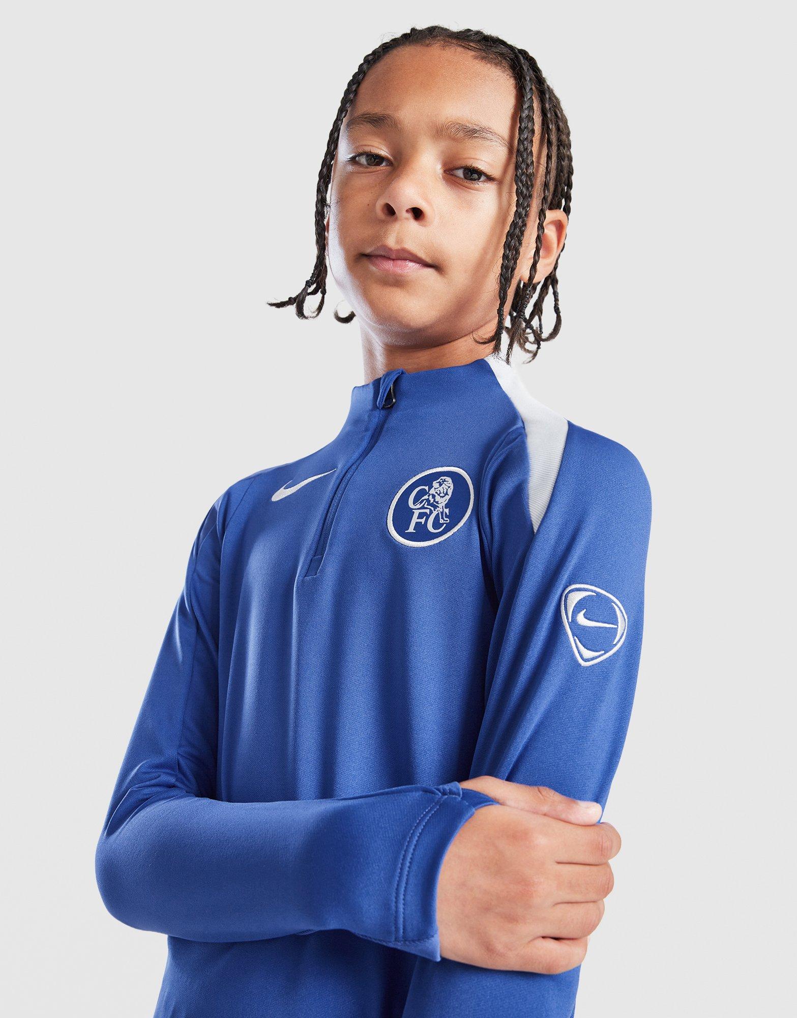 Blue Nike Chelsea FC Strike Drill Top Junior - JD Sports Malaysia