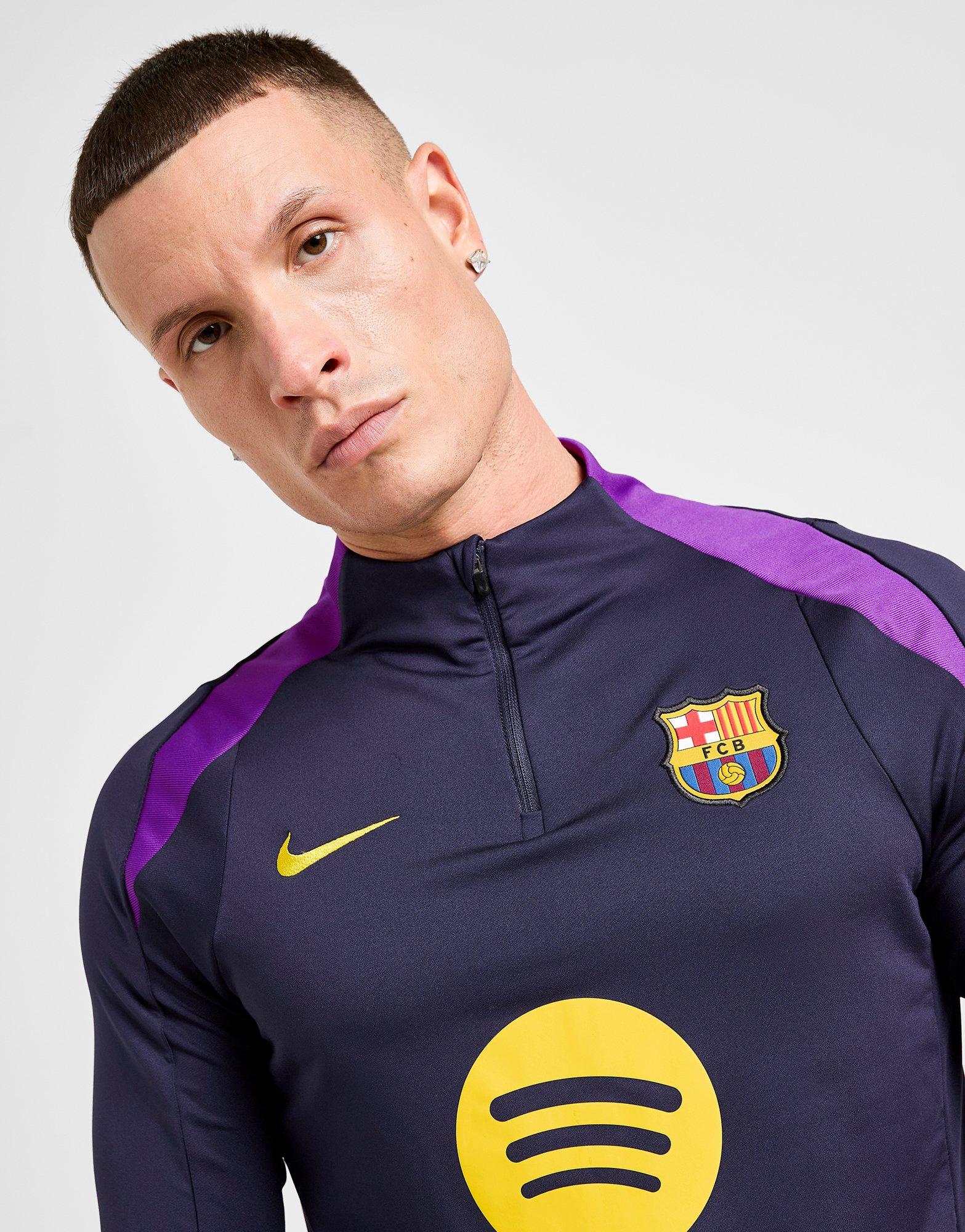 Purple Nike FC Barcelona Strike Drill Top - JD Sports Malaysia