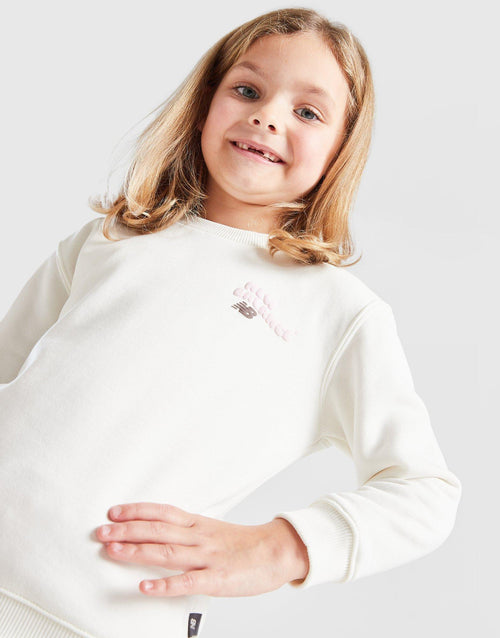 Girls' Bubble Graphic Crew Tracksuit Children