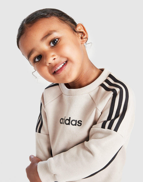 Colour Block Linear Crew Tracksuit Infant's