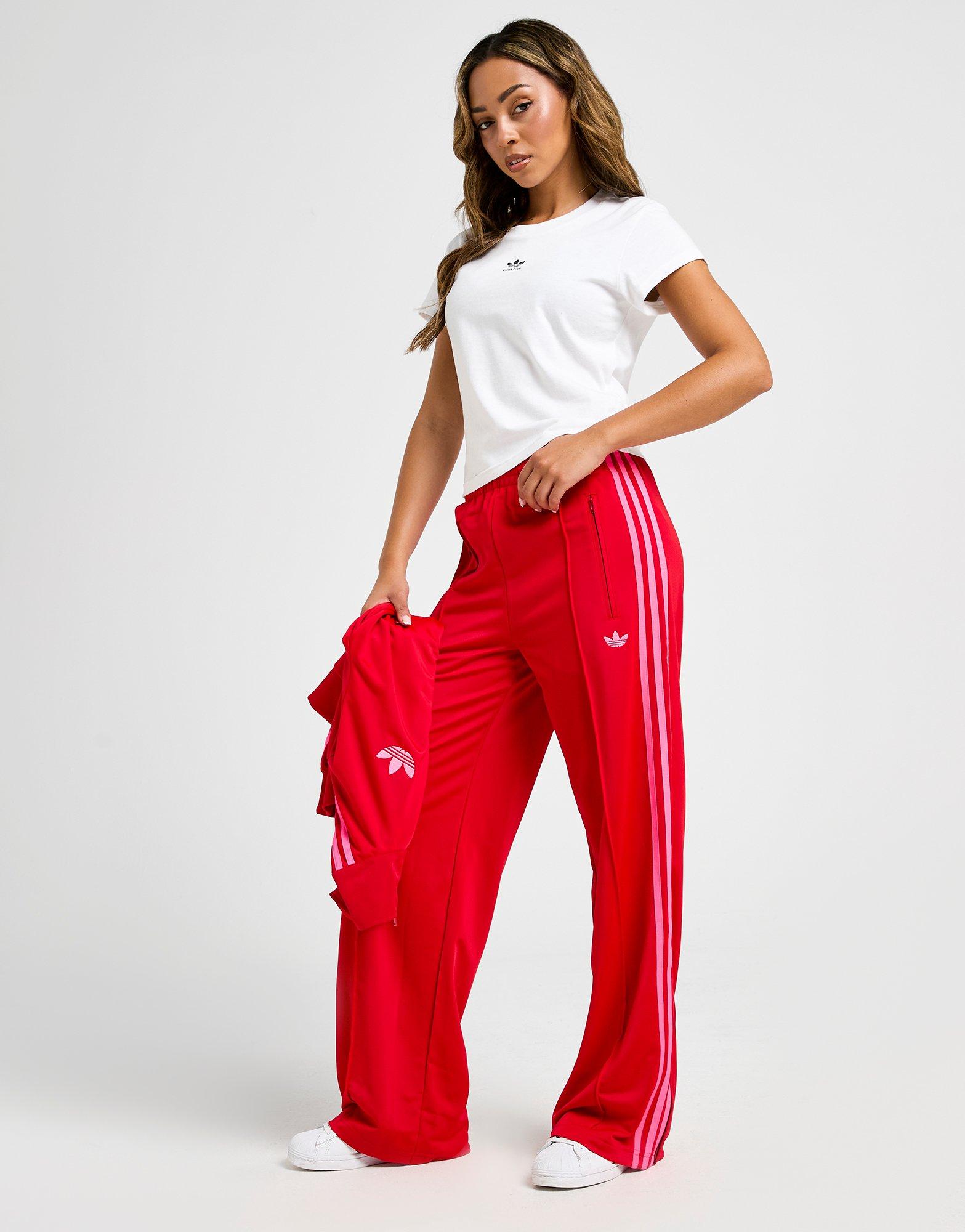 Red adidas Oversized Firebird Track Pants - JD Sports Malaysia