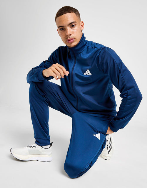 Blue adidas Poly Tracksuit