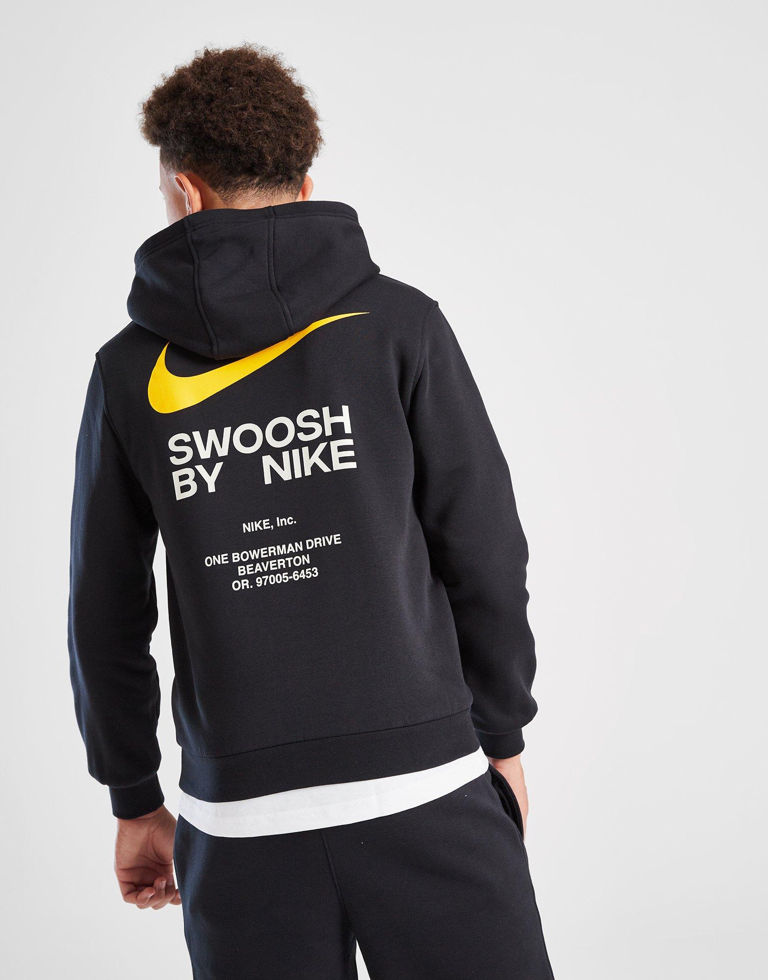 black nike graphic hoodie