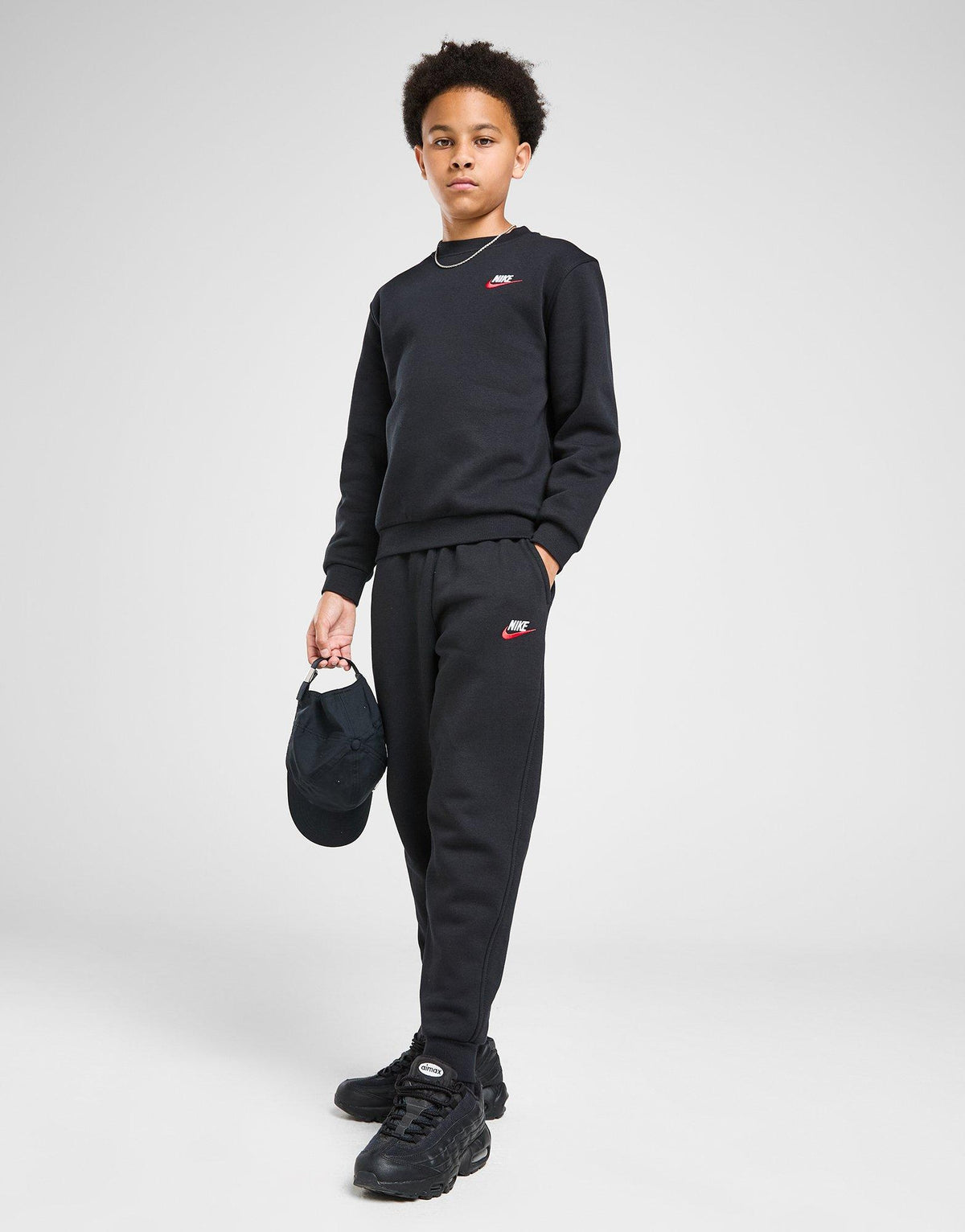 Black Nike Club Fleece Dual Joggers Junior - JD Sports Malaysia