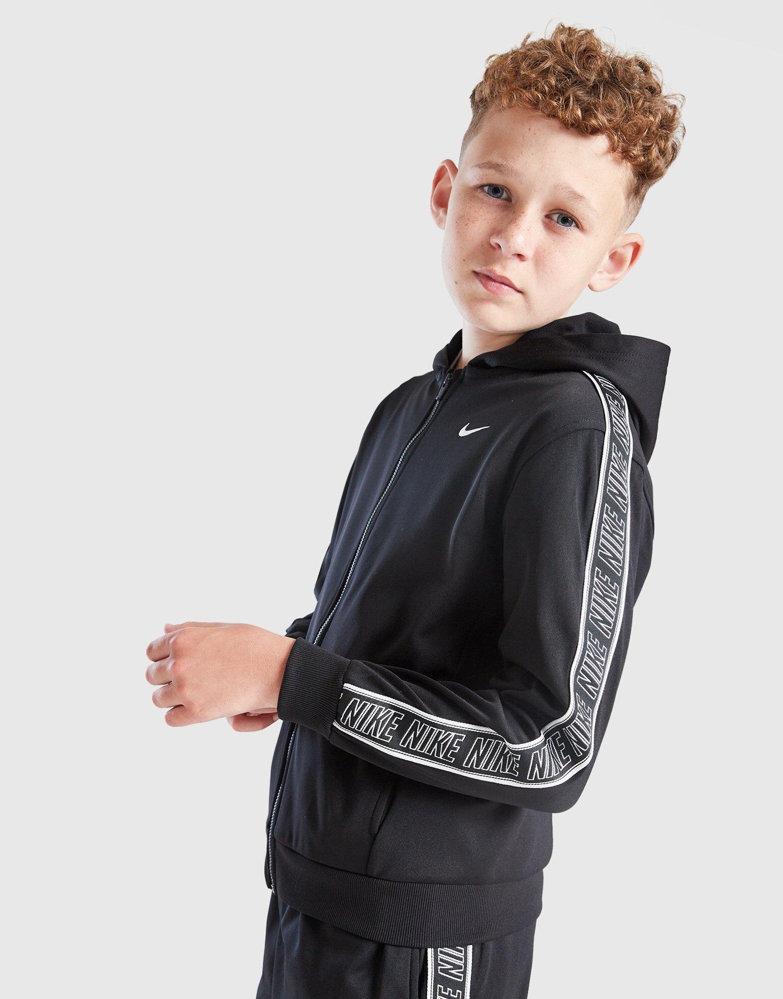 Tape Poly Full Zip Hoodie Junior