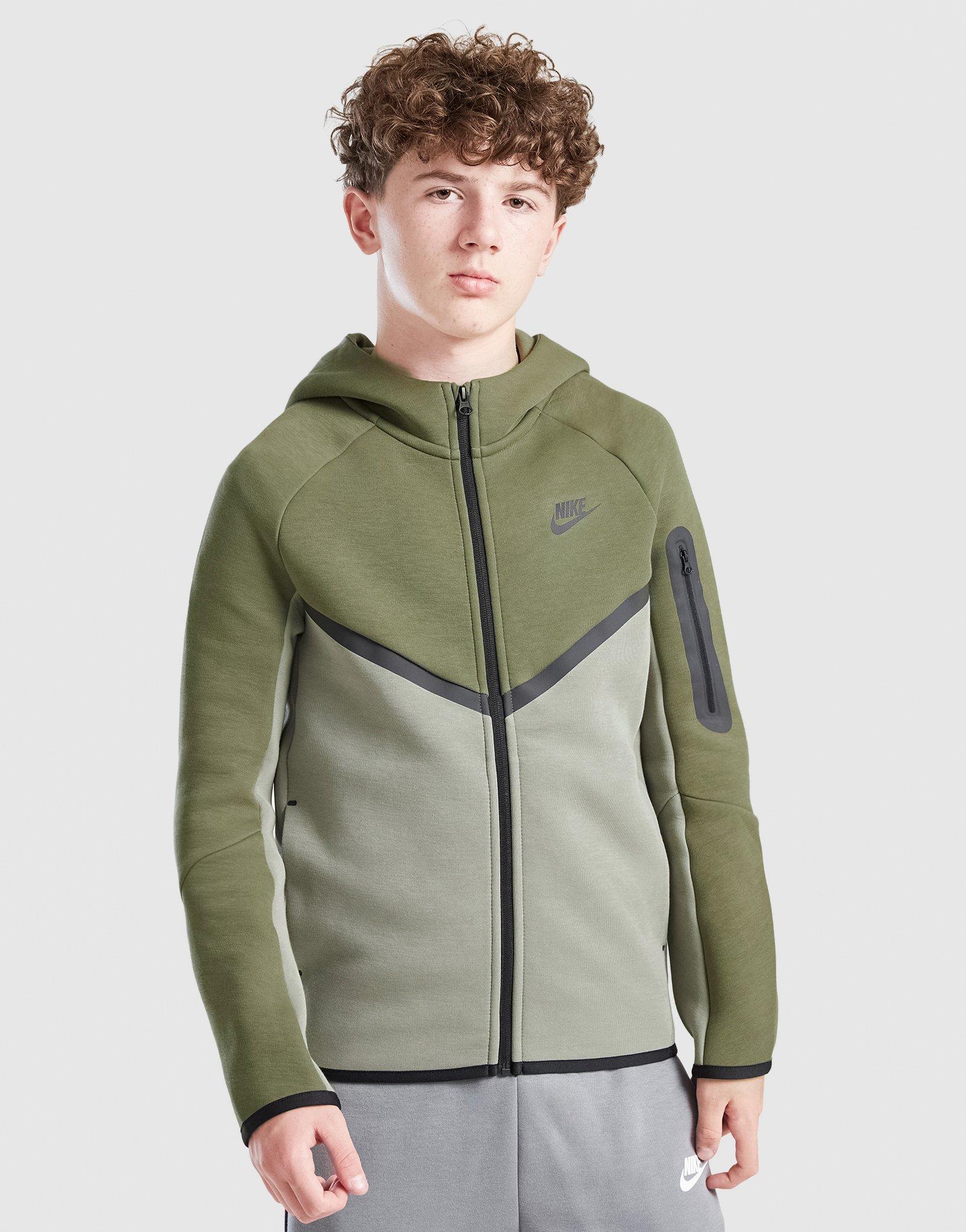 army green nike tech