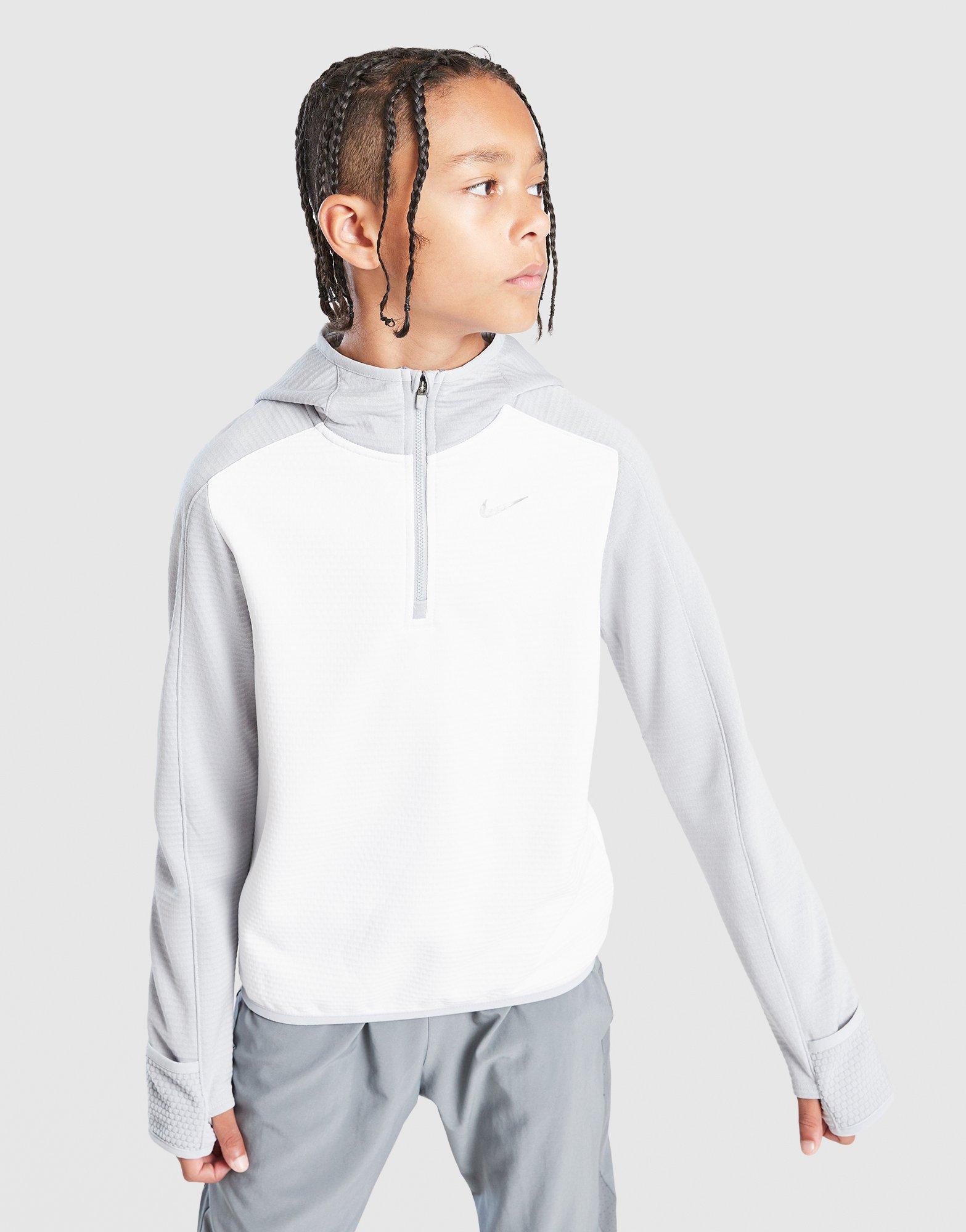 white nike hoodie junior