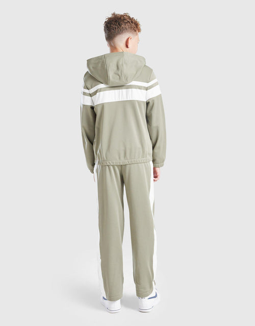 Mixed Full Zip Tracksuit Junior