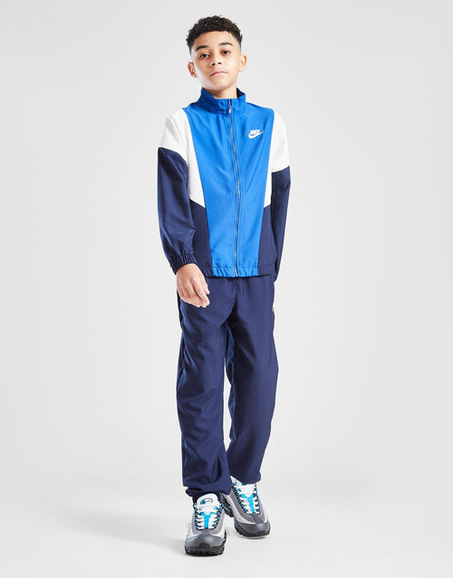 Woven Colour Block Tracksuit Junior