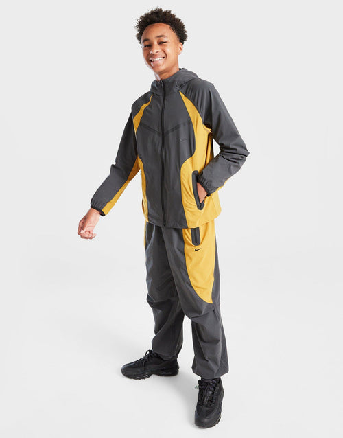 Tech Woven Full Zip Colour Block Jacket Junior's