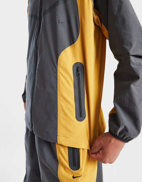 Tech Woven Full Zip Colour Block Jacket Junior's