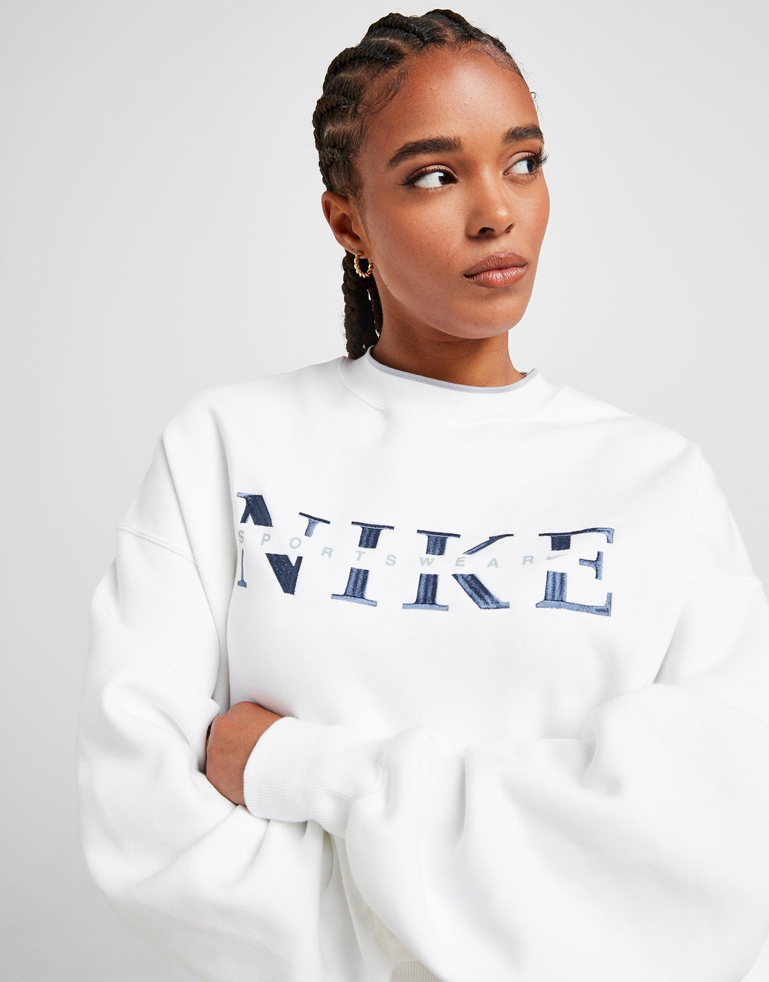 swoosh crew sweatshirt