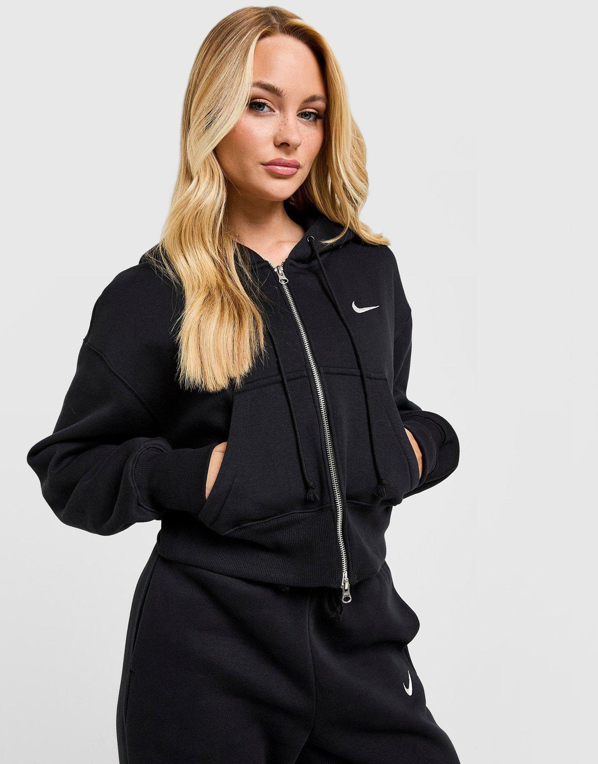Phoenix Crop Full Zip Hoodie