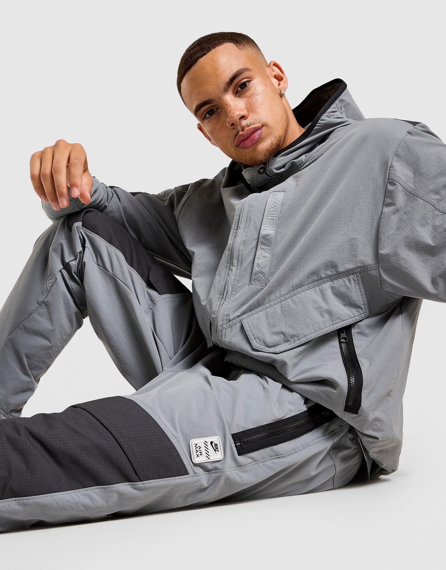 nike grey cargo tracksuit