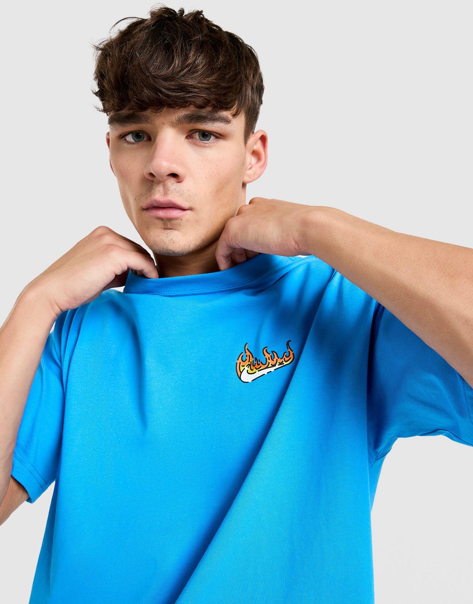 blue air max shirt